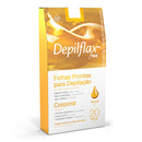 Depilação Folhas Prontas 20 unidades Corporal 3 Fragrâncias DepilFlax