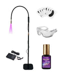 Kit Led System (Luminaria Led UV + Adesivo Mystique Led + oculos + pads) - Branco