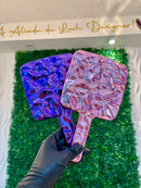 Espelho de mão Quadrado Texturizado